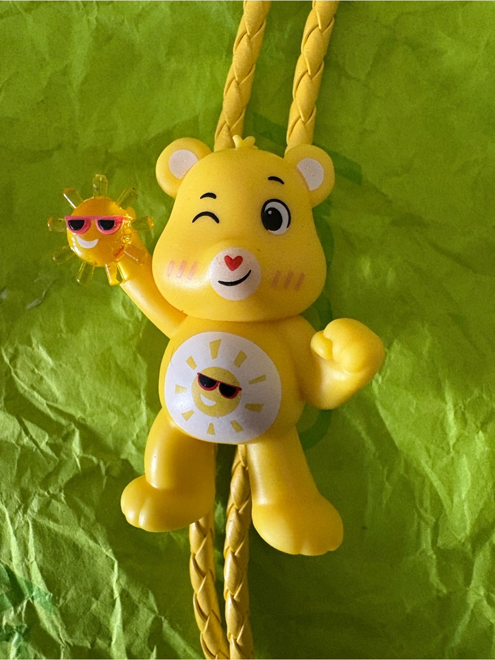 Yellow Sunny Bear Kids Toy Necklace - Unbranded